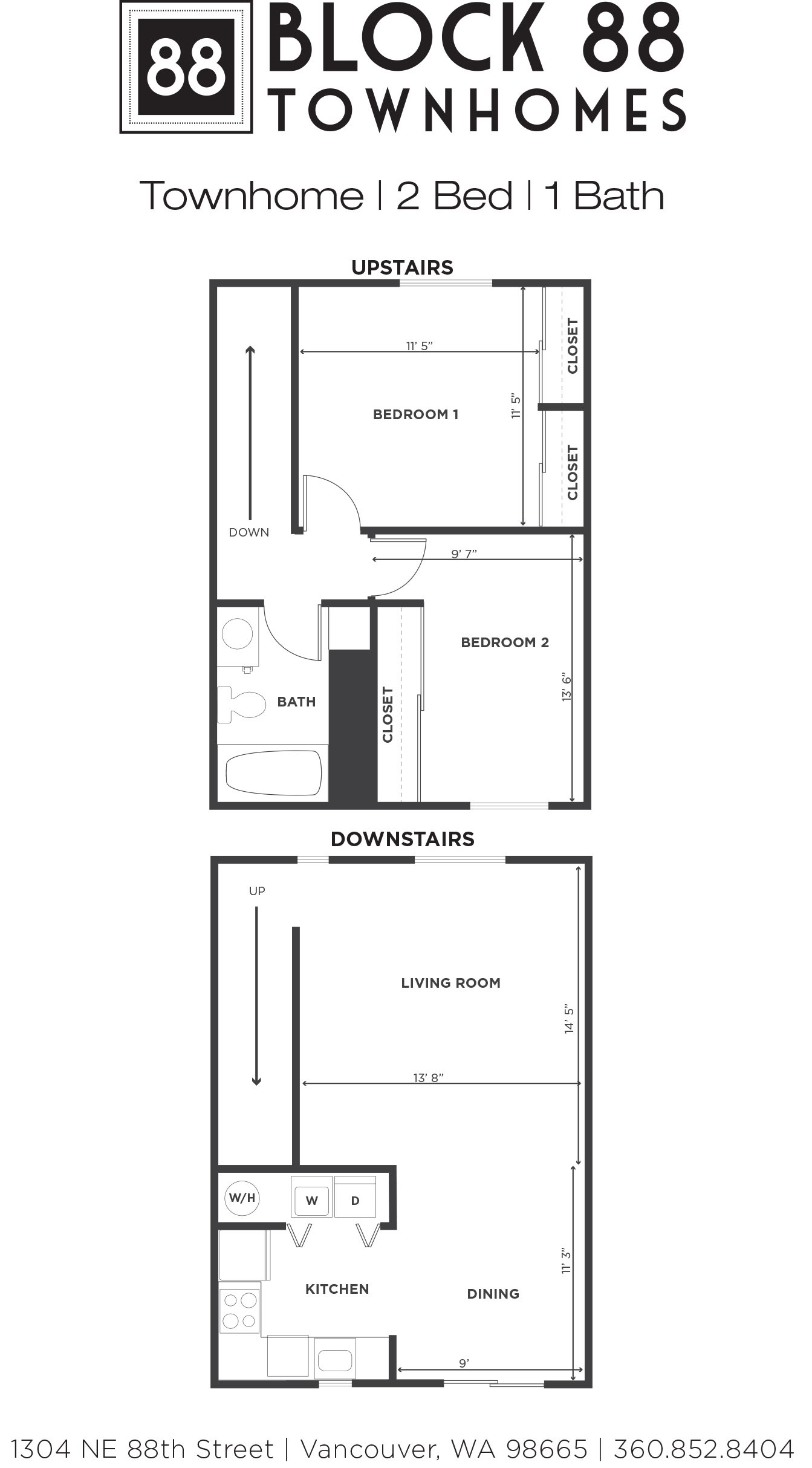 Vancouver, WA Block 88 Apartments 2 bedroom 2 bath Vancouver, WA Block 88 Apartments 2 bedroom 2 bath